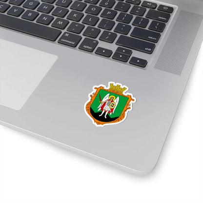 COA Nove Selo Ternopilska Ukraine (Ukraine) (Coat of Arms) STICKER Vinyl Kiss-Cut Decal - The Sticker Space