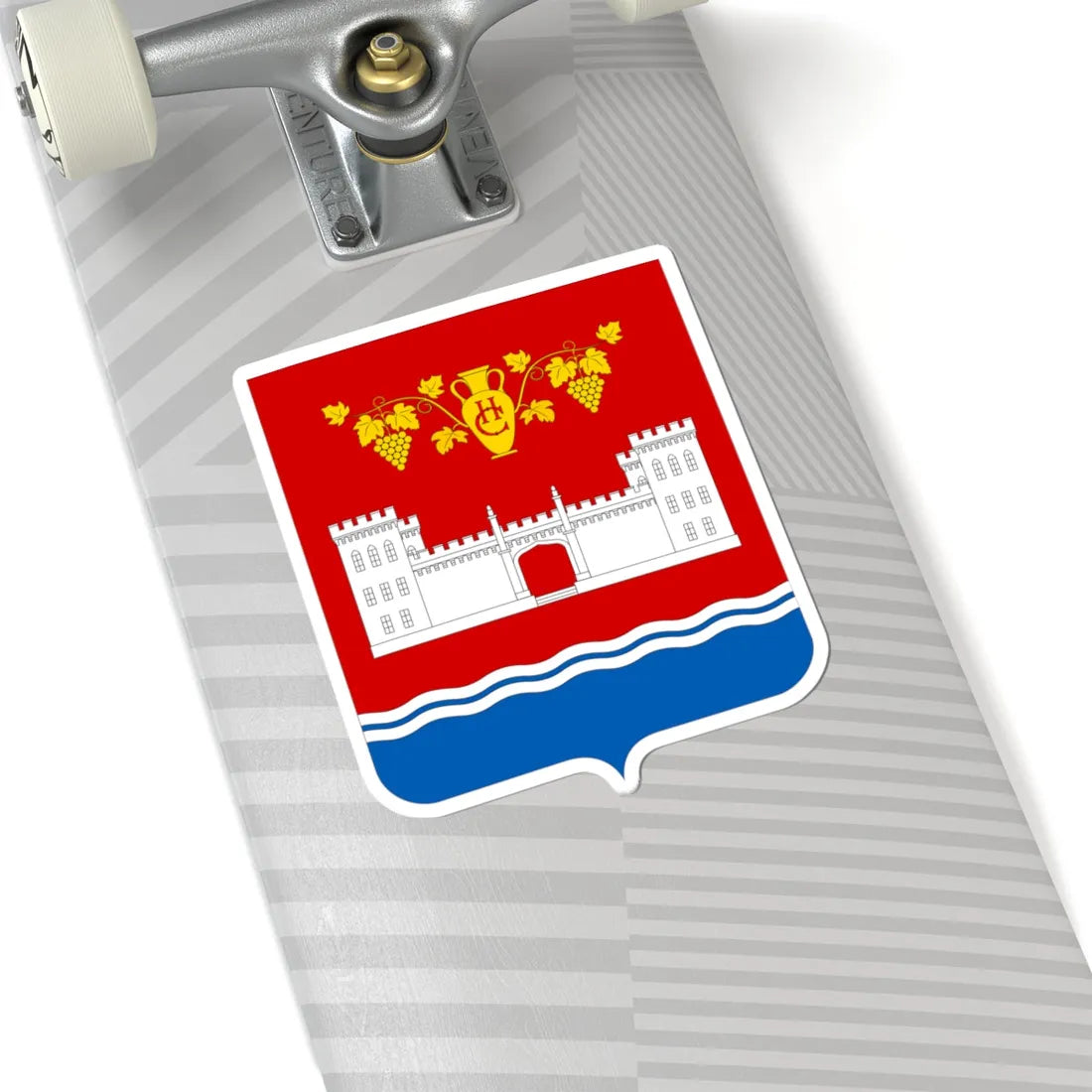 COA Novyi Svit Krym (Russia) (Coat of Arms) STICKER Vinyl Kiss-Cut Decal - The Sticker Space