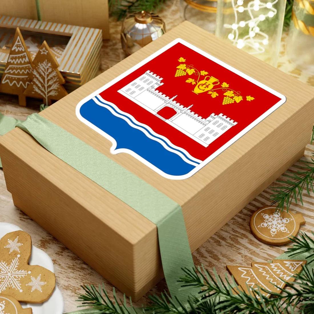 COA Novyi Svit Krym (Russia) (Coat of Arms) STICKER Vinyl Kiss-Cut Decal - The Sticker Space