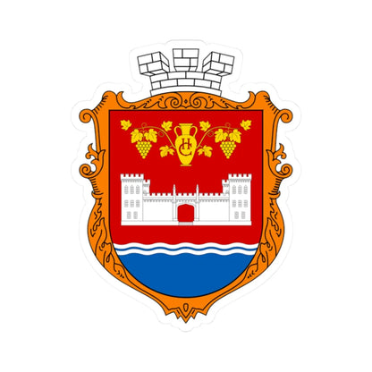 COA Novyi Svit Krym UHT (Russia) (Coat of Arms) STICKER Vinyl Kiss-Cut Decal 2 Inch White - The Sticker Space