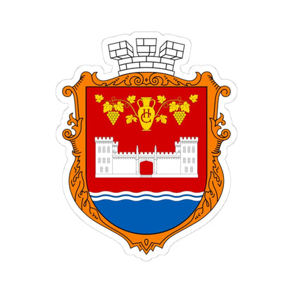 COA Novyi Svit Krym UHT (Russia) (Coat of Arms) STICKER Vinyl Kiss-Cut Decal 4 Inch White - The Sticker Space