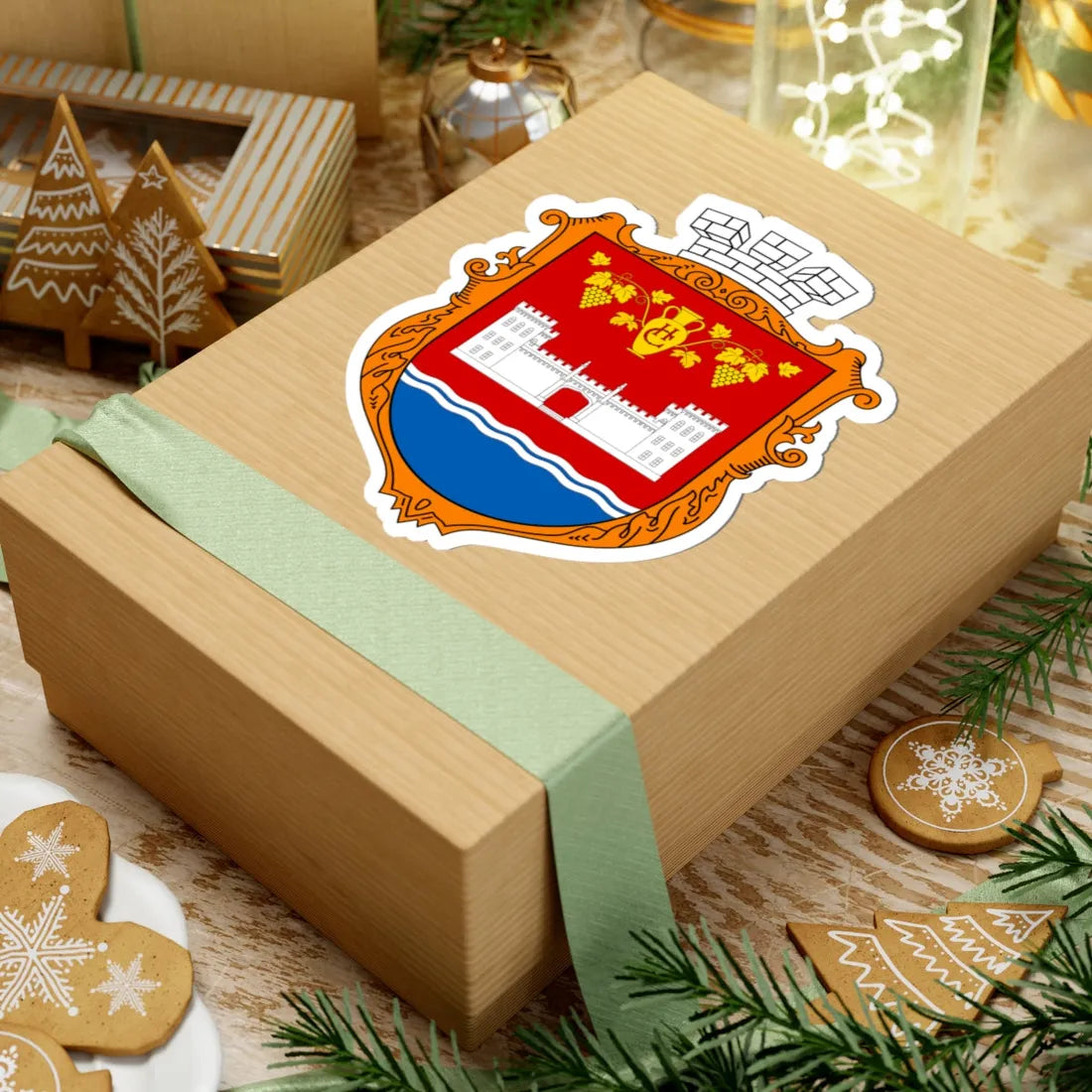 COA Novyi Svit Krym UHT (Russia) (Coat of Arms) STICKER Vinyl Kiss-Cut Decal - The Sticker Space