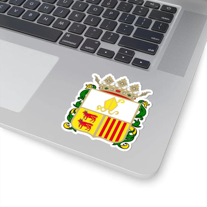 COA of Andora 19th century (Andorra) (Coat of Arms) STICKER Vinyl Kiss-Cut Decal - The Sticker Space
