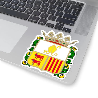 COA of Andora 19th century (Andorra) (Coat of Arms) STICKER Vinyl Kiss-Cut Decal - The Sticker Space