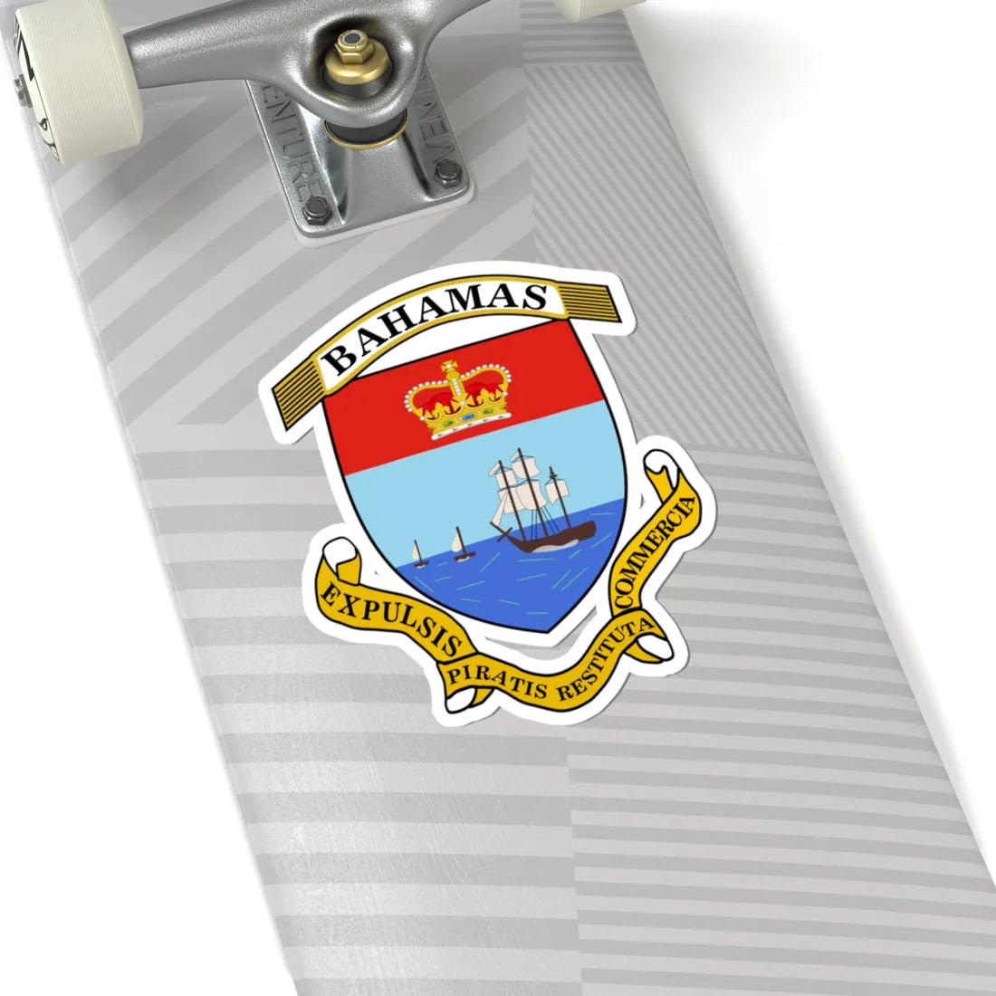 COA of Bahamas proposal (Bahamas) (Coat of Arms) STICKER Vinyl Kiss-Cut Decal - The Sticker Space