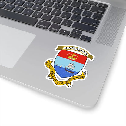 COA of Bahamas proposal (Bahamas) (Coat of Arms) STICKER Vinyl Kiss-Cut Decal - The Sticker Space