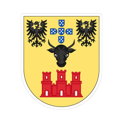 COA of Beja (Portugal) (Coat of Arms) STICKER Vinyl Kiss-Cut Decal 4 Inch White - The Sticker Space