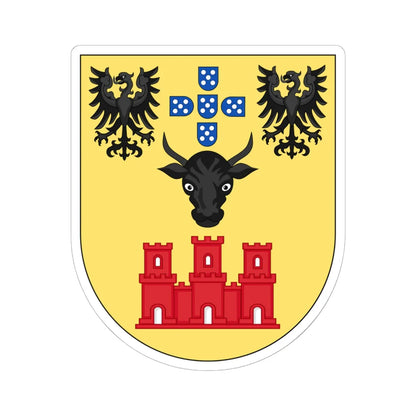 COA of Beja (Portugal) (Coat of Arms) STICKER Vinyl Kiss-Cut Decal 6 Inch White - The Sticker Space