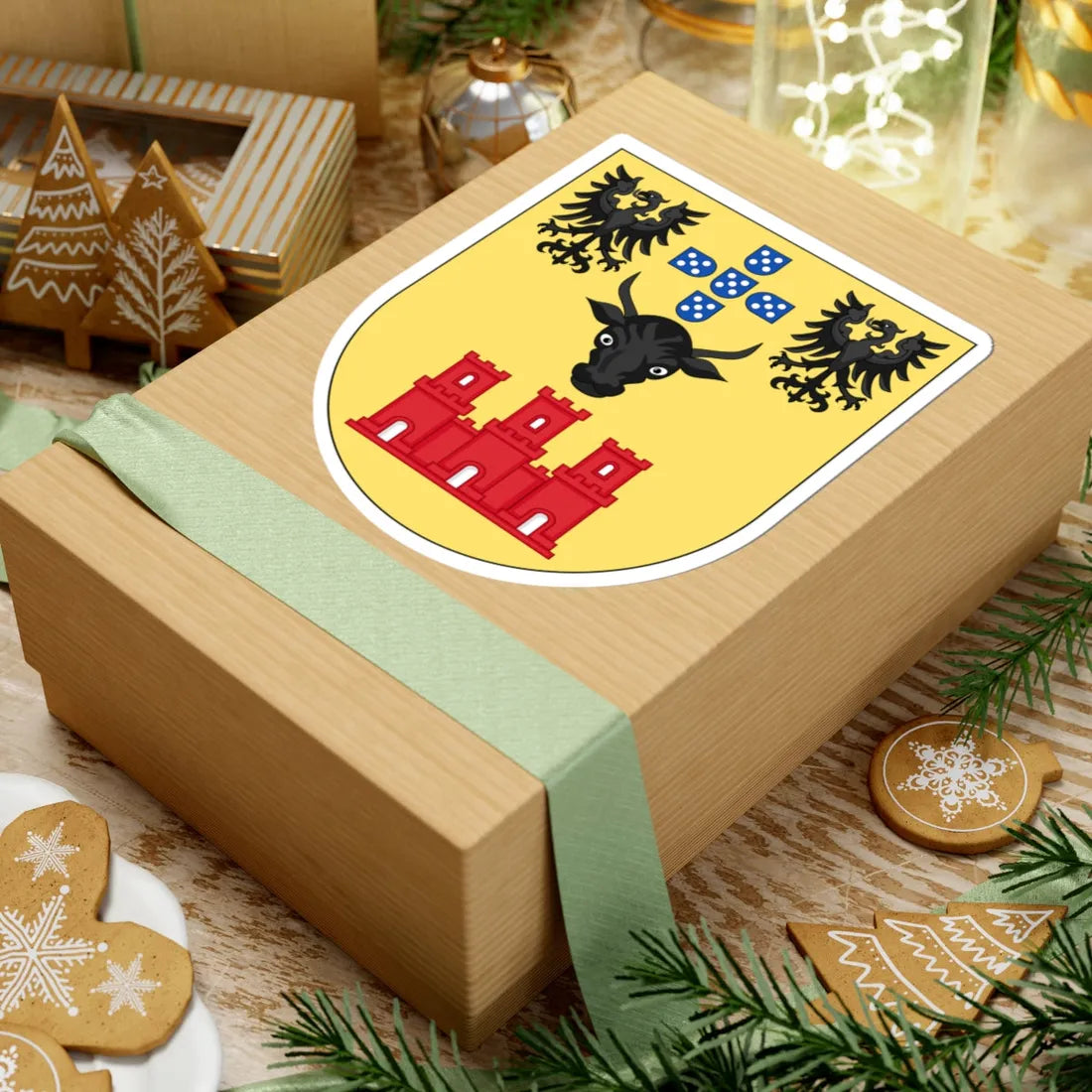 COA of Beja (Portugal) (Coat of Arms) STICKER Vinyl Kiss-Cut Decal - The Sticker Space