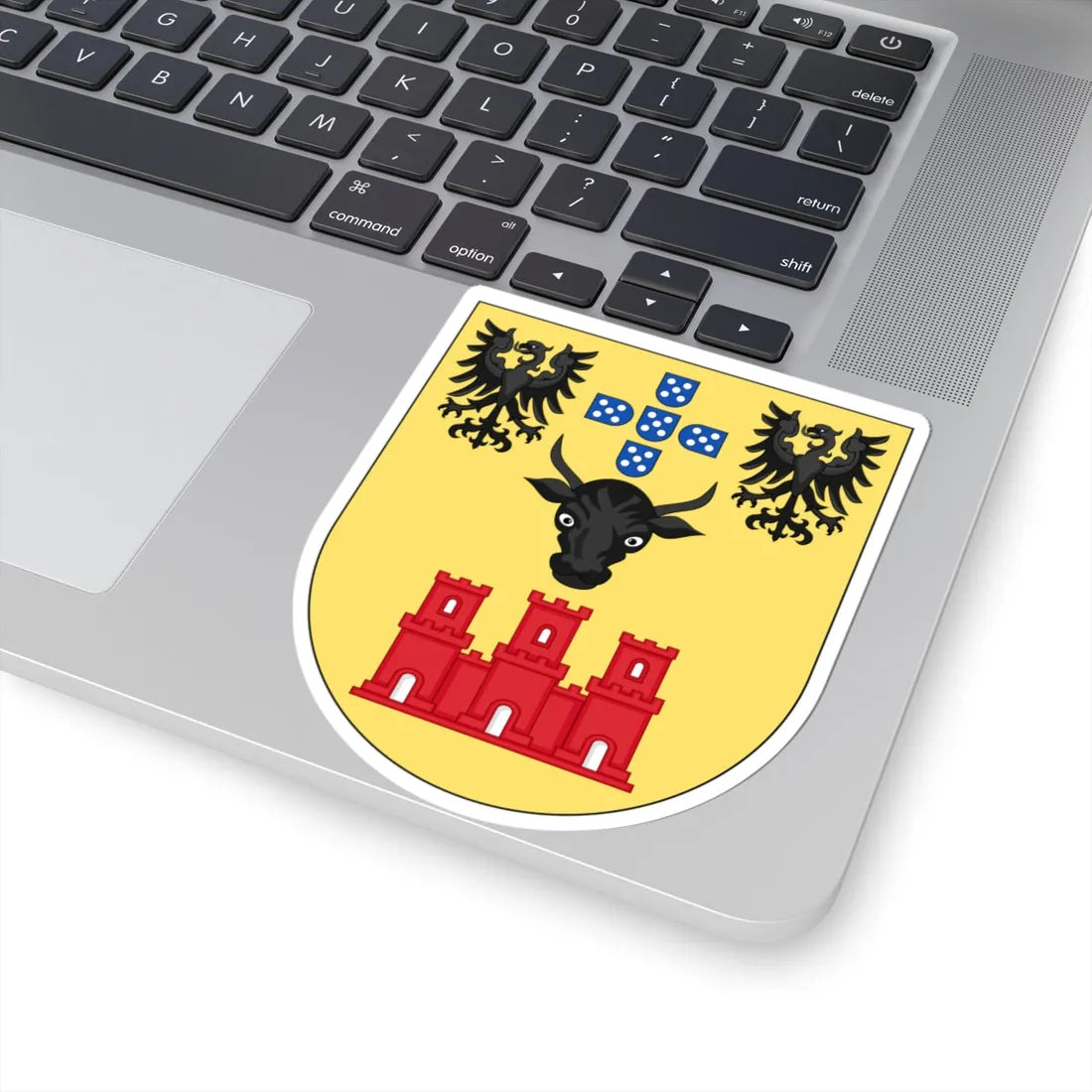 COA of Beja (Portugal) (Coat of Arms) STICKER Vinyl Kiss-Cut Decal - The Sticker Space