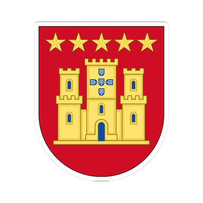 COA of Braganca (Coat of Arms) STICKER Vinyl Kiss-Cut Decal 3 Inch White - The Sticker Space