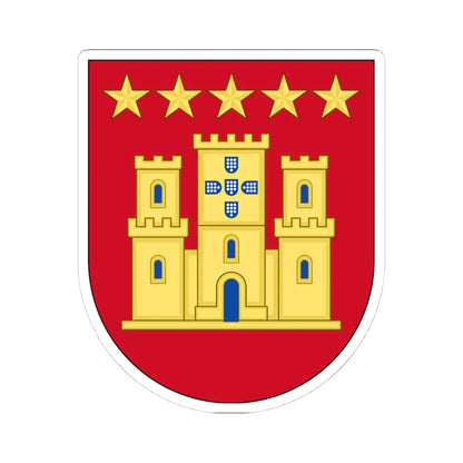 COA of Braganca (Coat of Arms) STICKER Vinyl Kiss-Cut Decal 4 Inch White - The Sticker Space