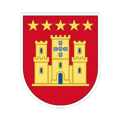 COA of Braganca (Coat of Arms) STICKER Vinyl Kiss-Cut Decal 6 Inch White - The Sticker Space