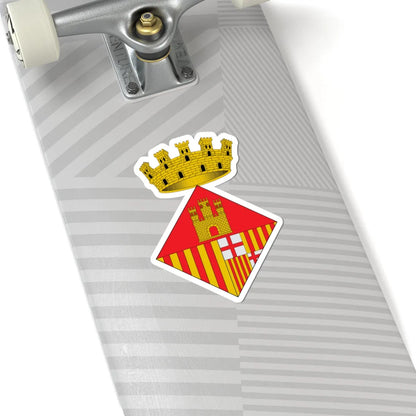 COA of Castellar del Vallès (Spain) (Coat of Arms) STICKER Vinyl Kiss-Cut Decal - The Sticker Space