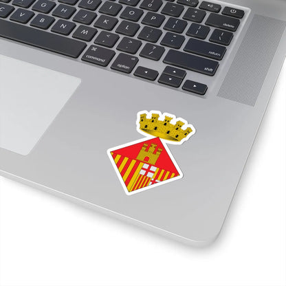 COA of Castellar del Vallès (Spain) (Coat of Arms) STICKER Vinyl Kiss-Cut Decal - The Sticker Space