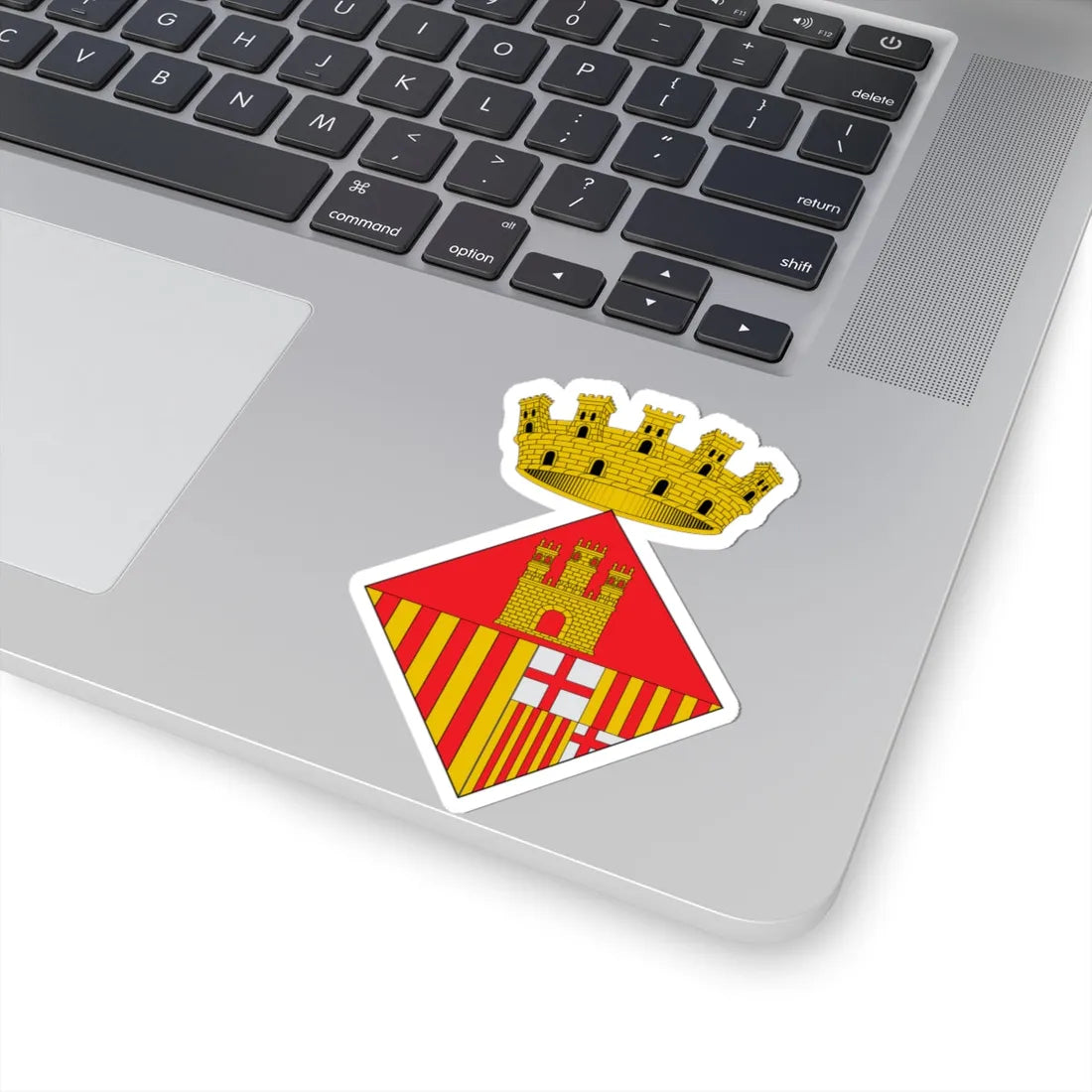 COA of Castellar del Vallès (Spain) (Coat of Arms) STICKER Vinyl Kiss-Cut Decal - The Sticker Space
