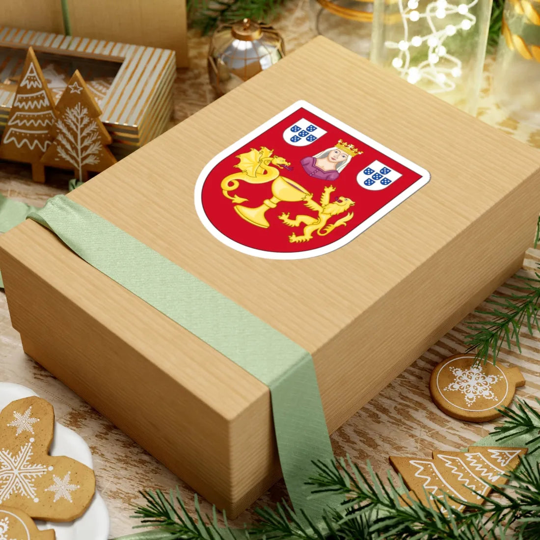 COA of Coimbra (Portugal) (Coat of Arms) STICKER Vinyl Kiss-Cut Decal - The Sticker Space