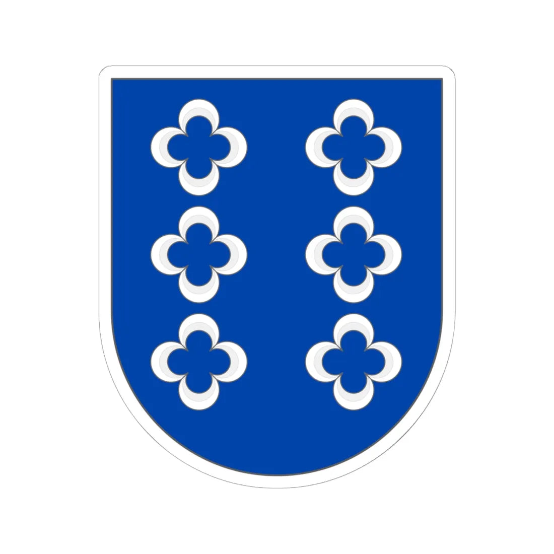 COA of Gois 1 (Portugal) (Coat of Arms) STICKER Vinyl Kiss-Cut Decal 6 Inch White - The Sticker Space