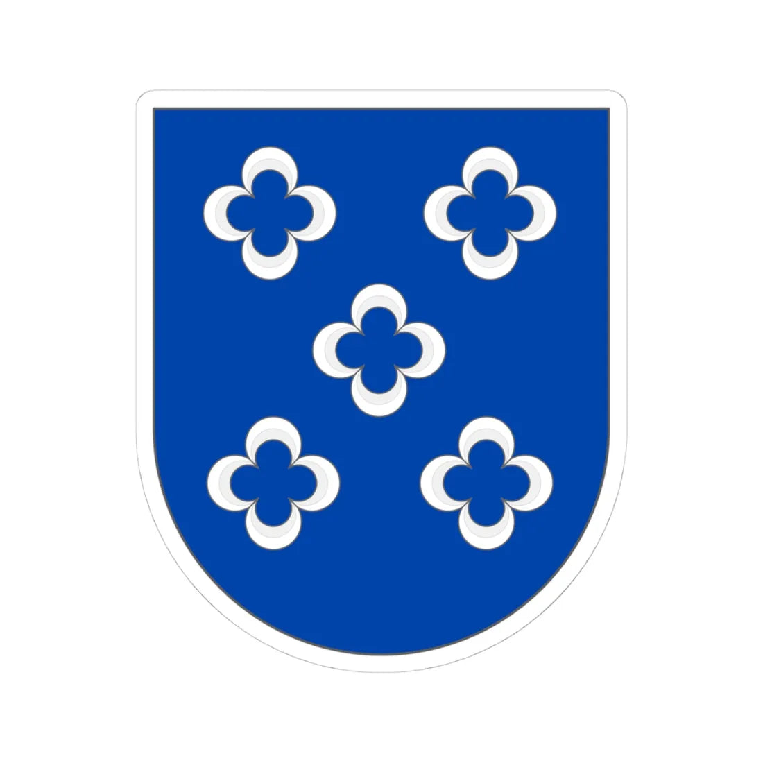 COA of Gois 2 (Portugal) (Coat of Arms) STICKER Vinyl Kiss-Cut Decal 4 Inch White - The Sticker Space