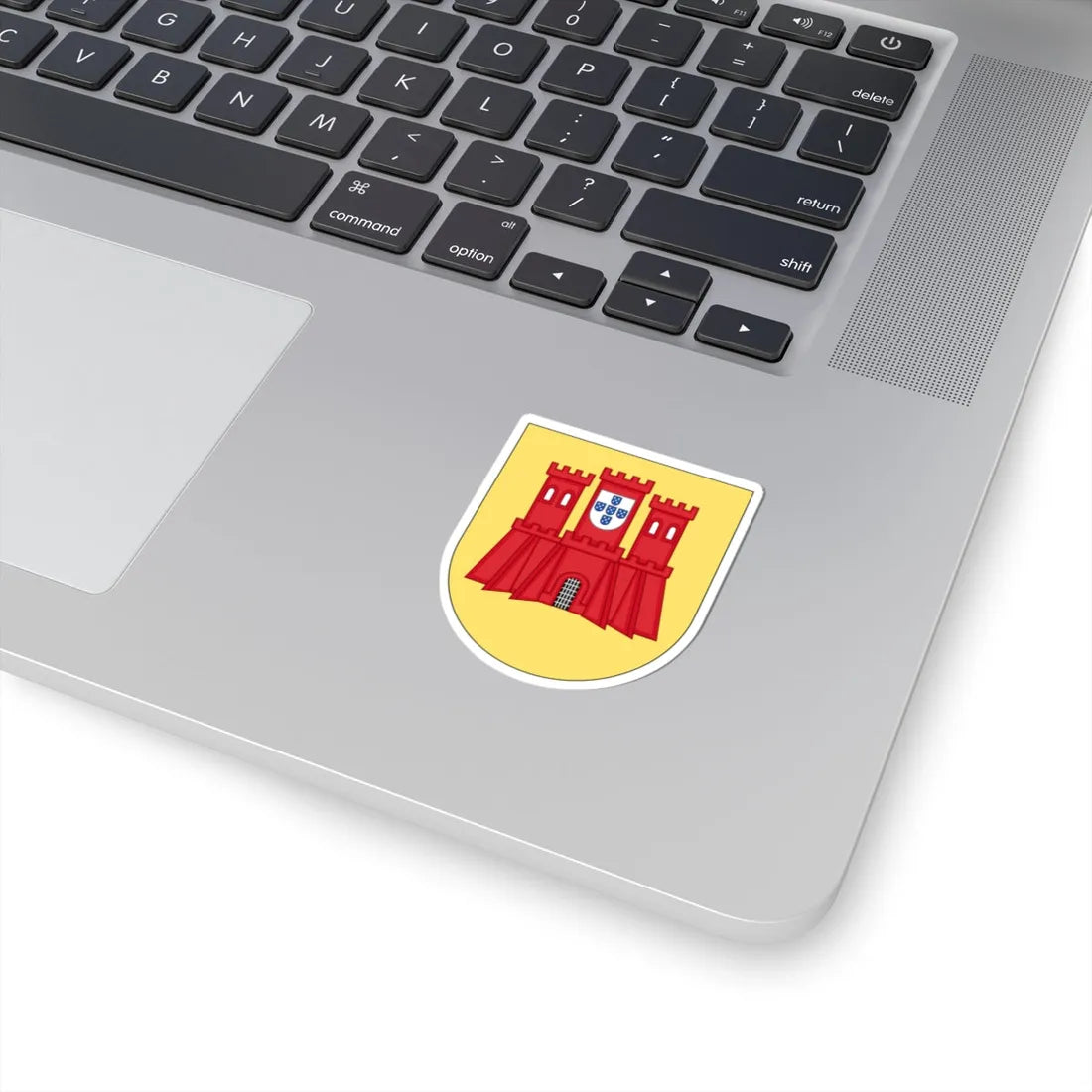 COA of Guarda (Portugal) (Coat of Arms) STICKER Vinyl Kiss-Cut Decal - The Sticker Space