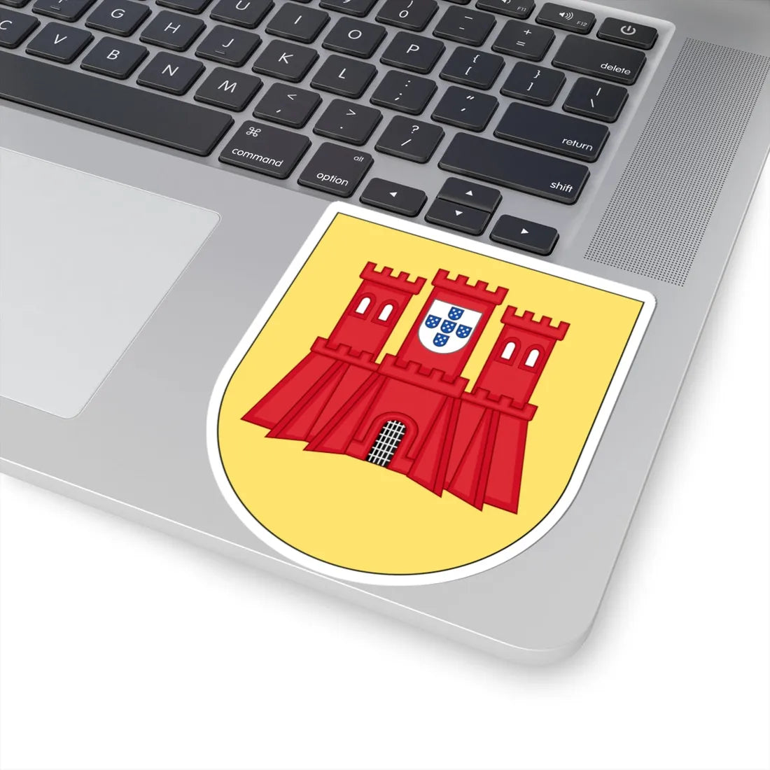 COA of Guarda (Portugal) (Coat of Arms) STICKER Vinyl Kiss-Cut Decal - The Sticker Space