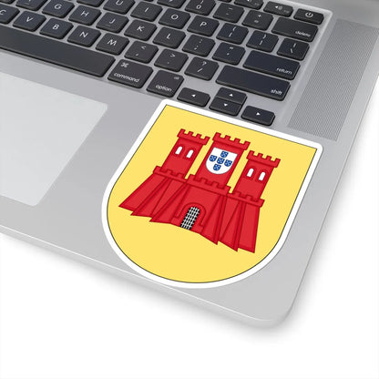 COA of Guarda (Portugal) (Coat of Arms) STICKER Vinyl Kiss-Cut Decal - The Sticker Space