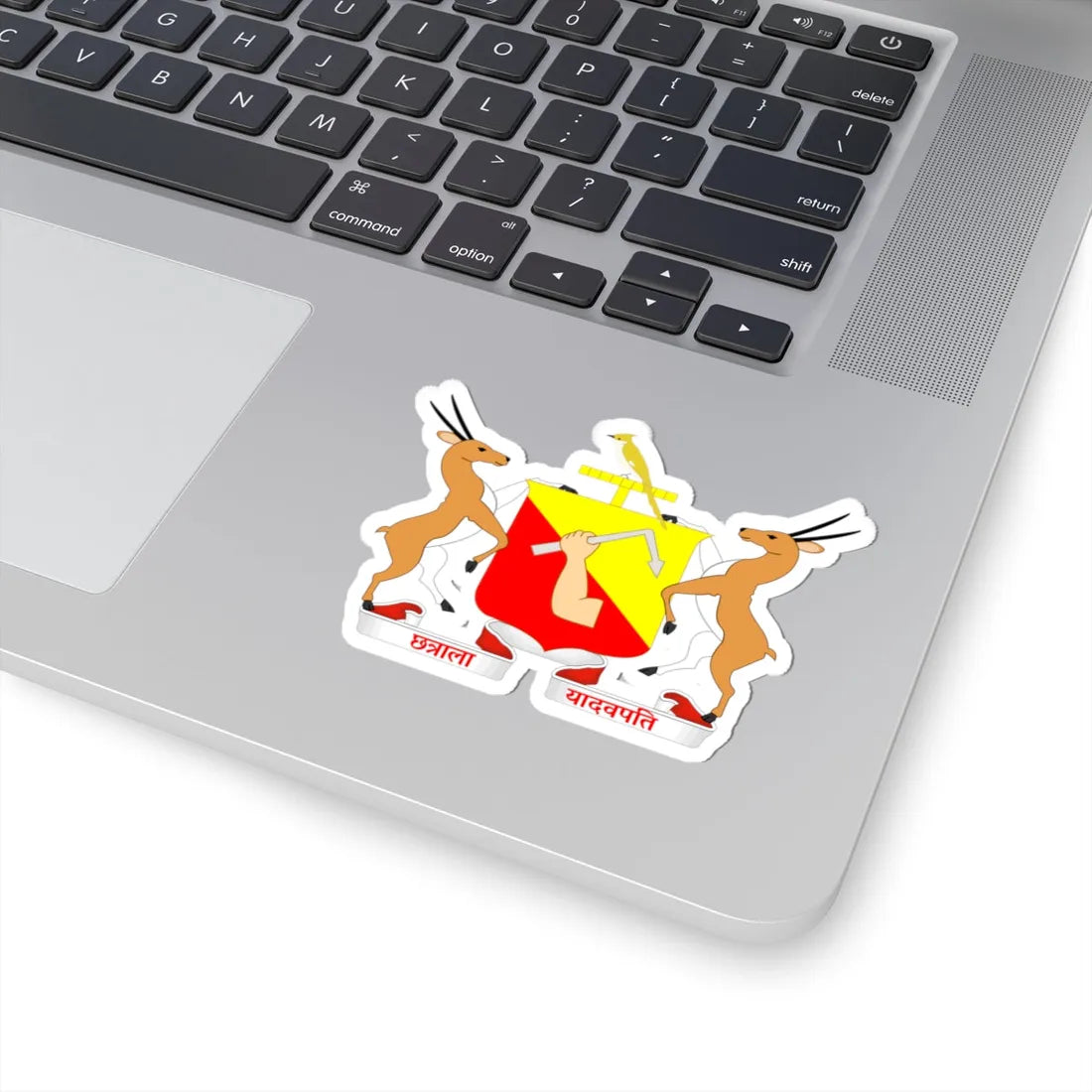 COA of Jaisalmer State (India) (Coat of Arms) STICKER Vinyl Kiss-Cut Decal - The Sticker Space