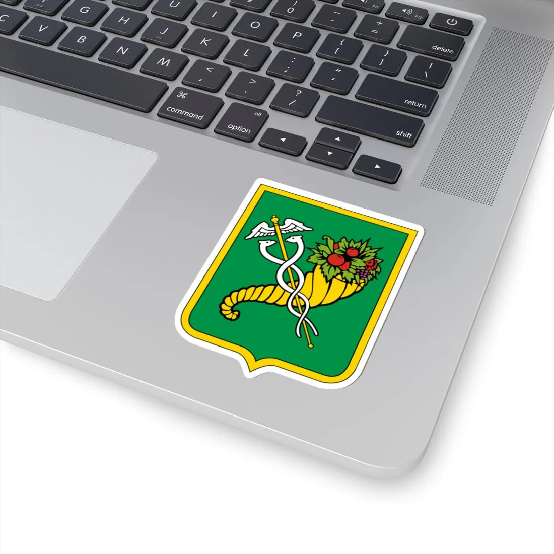 COA of Kharkiv Oblast m (Ukraine) (Coat of Arms) STICKER Vinyl Kiss-Cut Decal - The Sticker Space