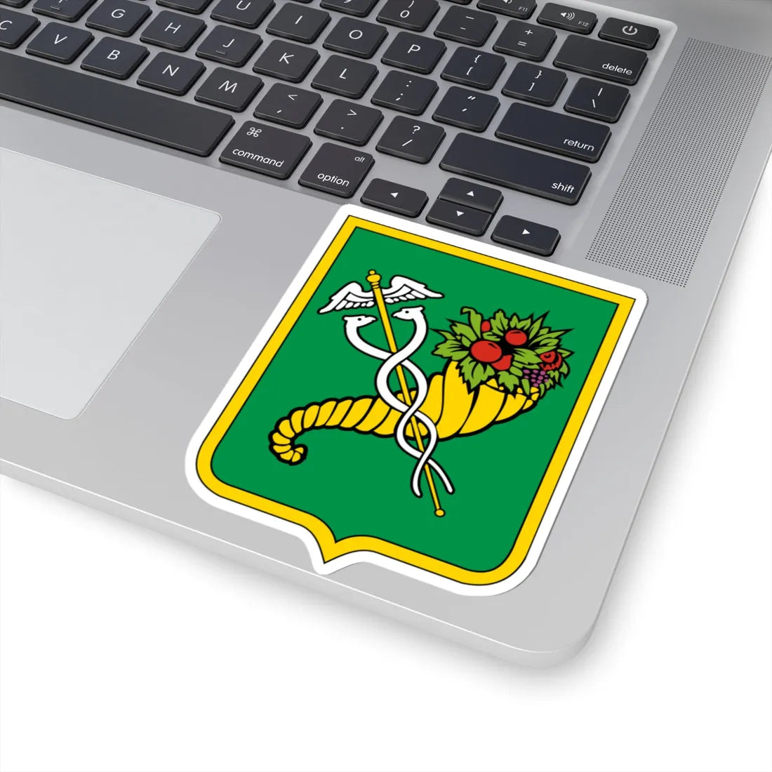 COA of Kharkiv Oblast m (Ukraine) (Coat of Arms) STICKER Vinyl Kiss-Cut Decal - The Sticker Space