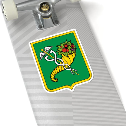 COA of Kharkiv Oblast m (Ukraine) (Coat of Arms) STICKER Vinyl Kiss-Cut Decal - The Sticker Space