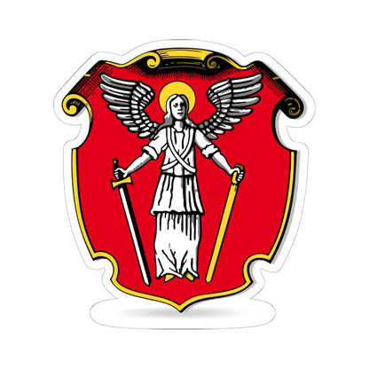 COA of Kiev Voivodship XVII (Lithuania) (Coat of Arms) STICKER Vinyl Kiss-Cut Decal 6 Inch White - The Sticker Space