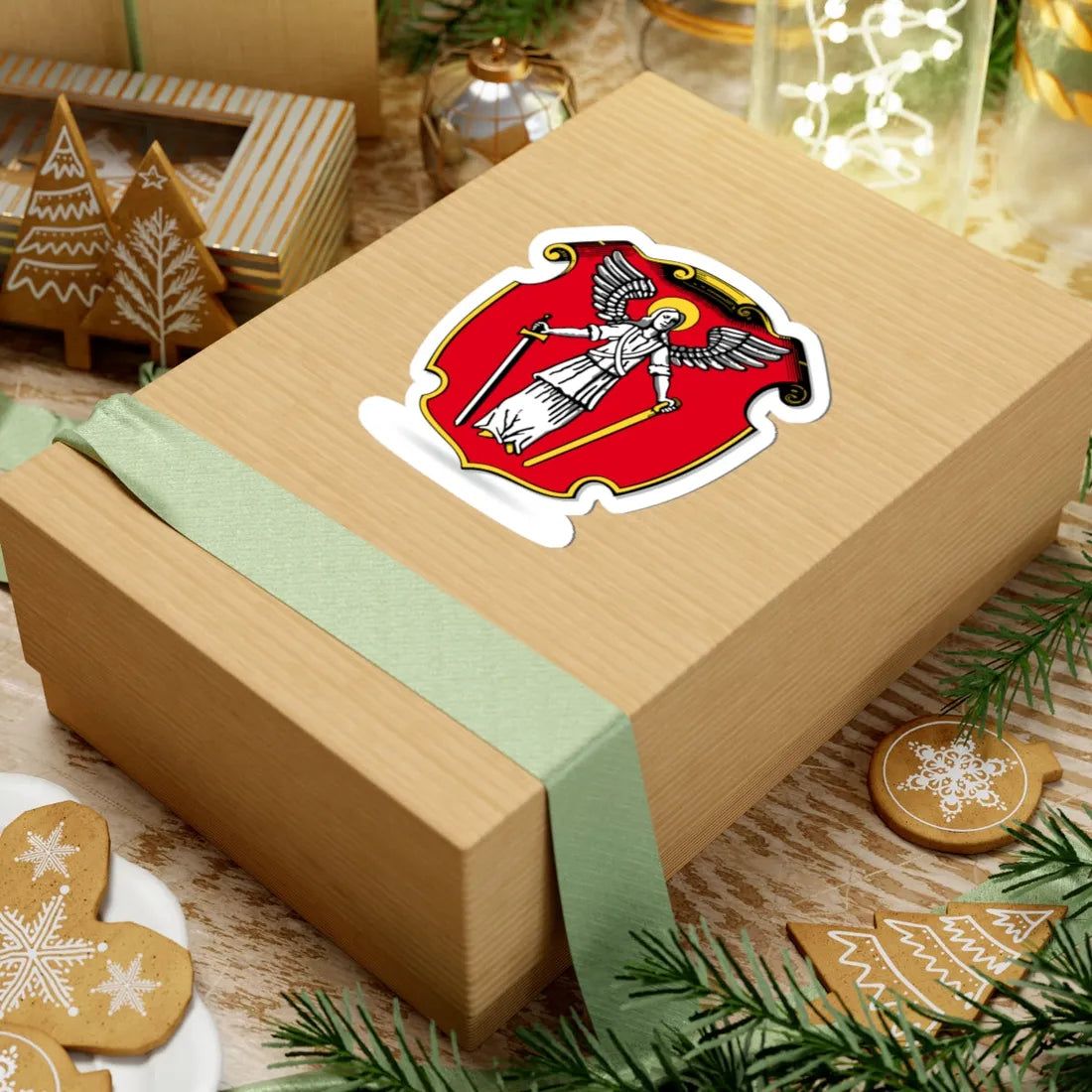 COA of Kiev Voivodship XVII (Lithuania) (Coat of Arms) STICKER Vinyl Kiss-Cut Decal - The Sticker Space