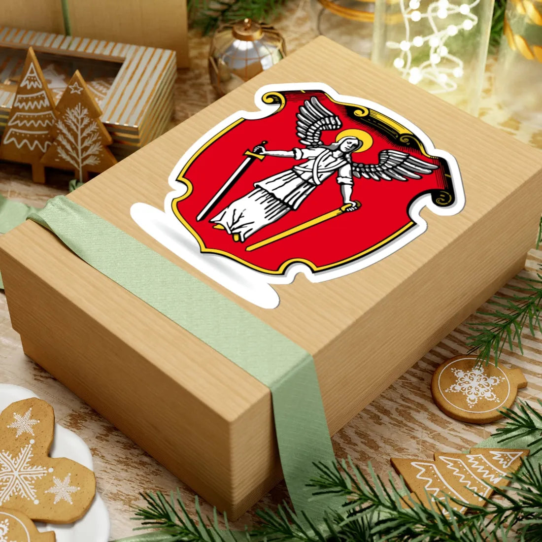 COA of Kiev Voivodship XVII (Lithuania) (Coat of Arms) STICKER Vinyl Kiss-Cut Decal - The Sticker Space