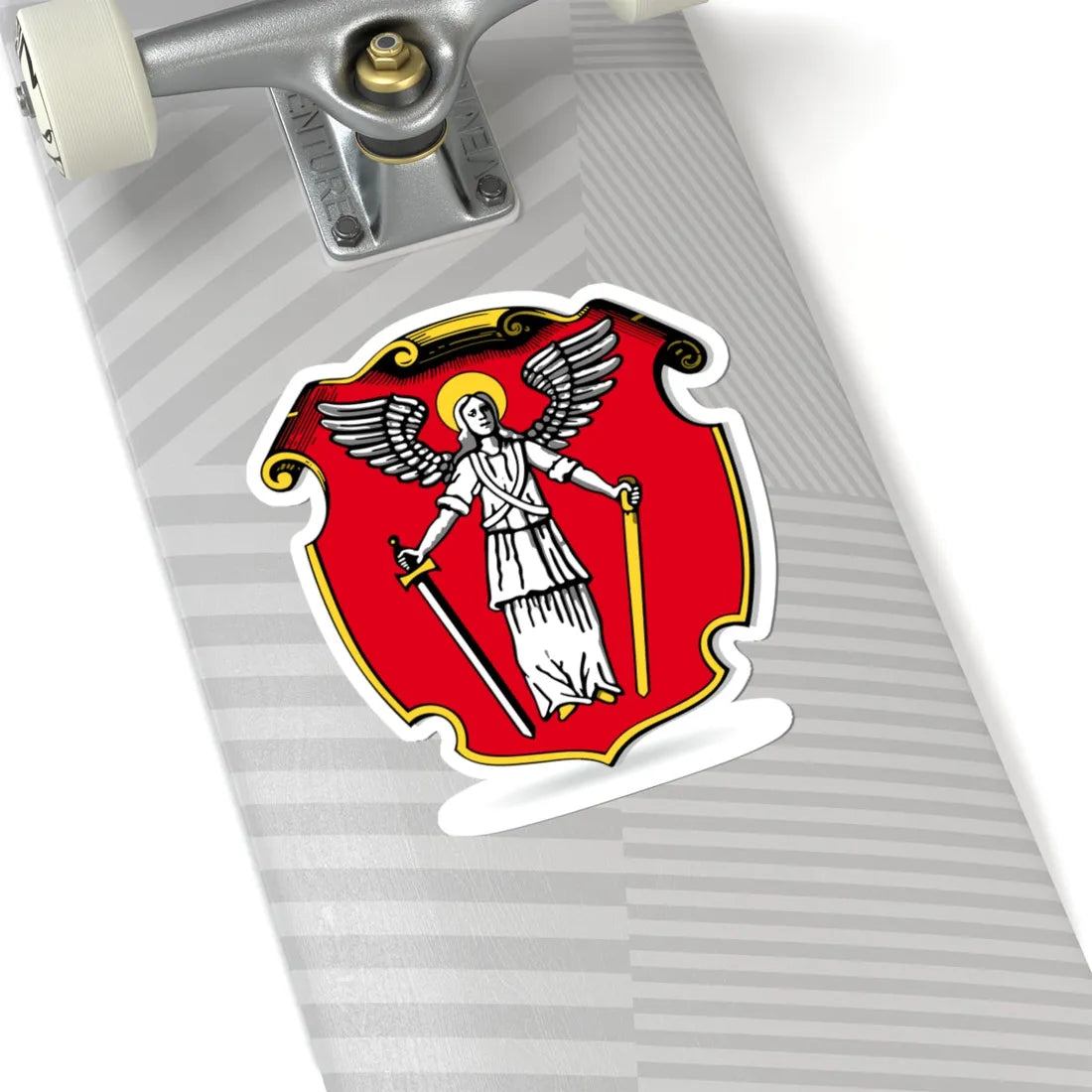 COA of Kiev Voivodship XVII (Ukraine) (Coat of Arms) STICKER Vinyl Kiss-Cut Decal - The Sticker Space