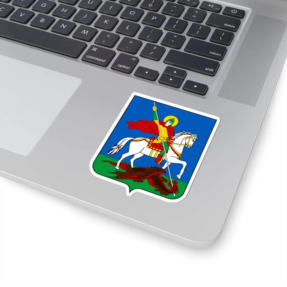 COA of Kyiv Oblast m (Ukraine) (Coat of Arms) STICKER Vinyl Kiss-Cut Decal - The Sticker Space