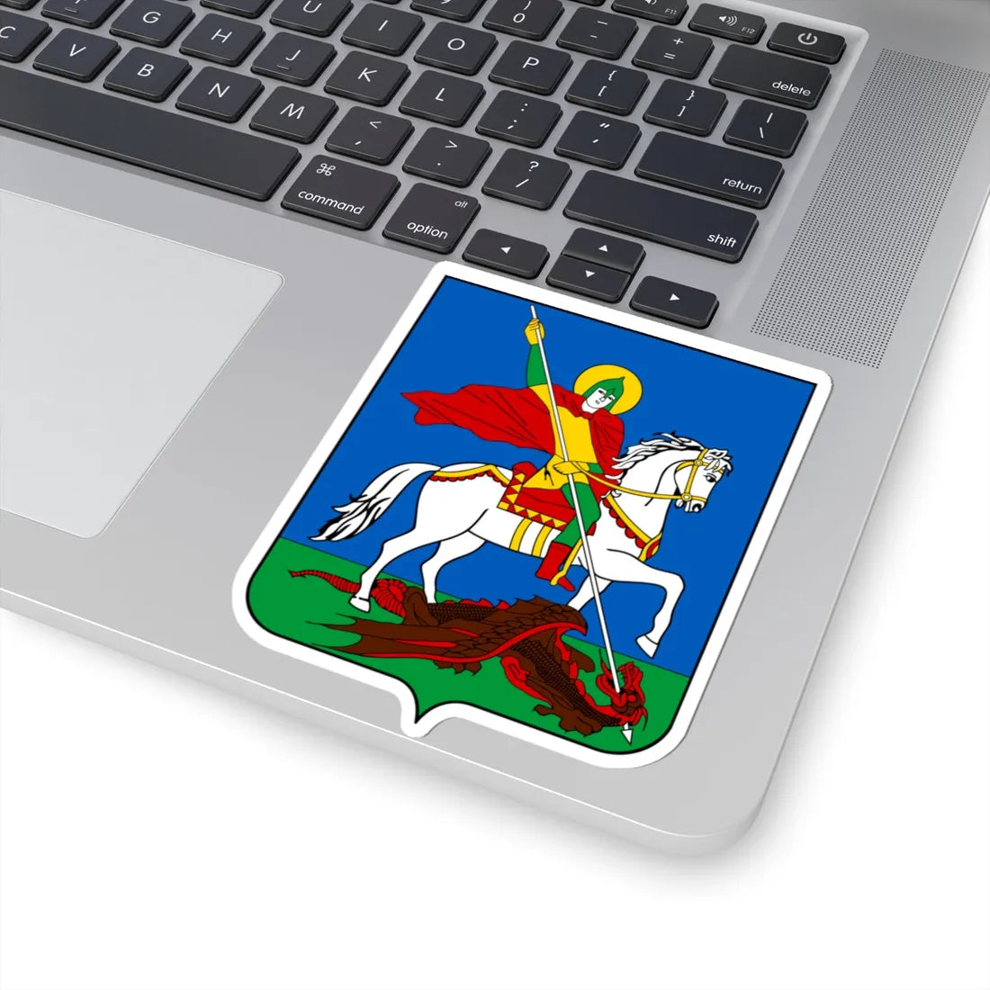 COA of Kyiv Oblast m (Ukraine) (Coat of Arms) STICKER Vinyl Kiss-Cut Decal - The Sticker Space