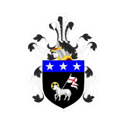 CoA of Lanusse (Argentina) (Coat of Arms) STICKER Vinyl Kiss-Cut Decal 2 Inch White - The Sticker Space