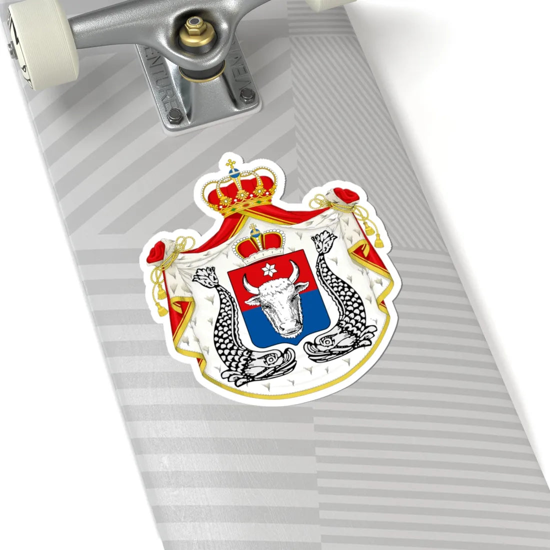 COA of Moldavia 1855 (Oman) (Coat of Arms) STICKER Vinyl Kiss-Cut Decal - The Sticker Space