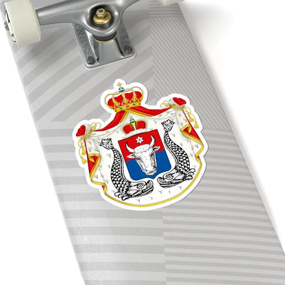 COA of Moldavia 1855 (Oman) (Coat of Arms) STICKER Vinyl Kiss-Cut Decal - The Sticker Space