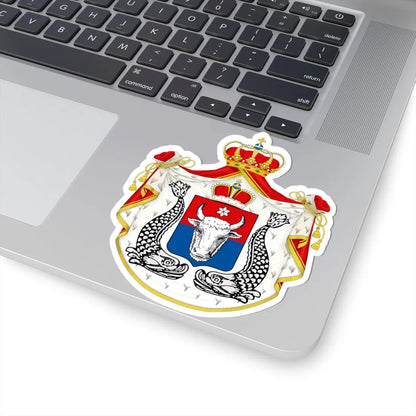 COA of Moldavia 1855 (Oman) (Coat of Arms) STICKER Vinyl Kiss-Cut Decal - The Sticker Space