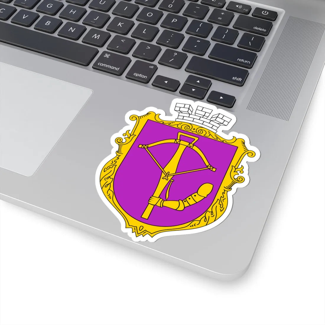 COA of Podil Raion UHT (Ukraine) (Coat of Arms) STICKER Vinyl Kiss-Cut Decal - The Sticker Space