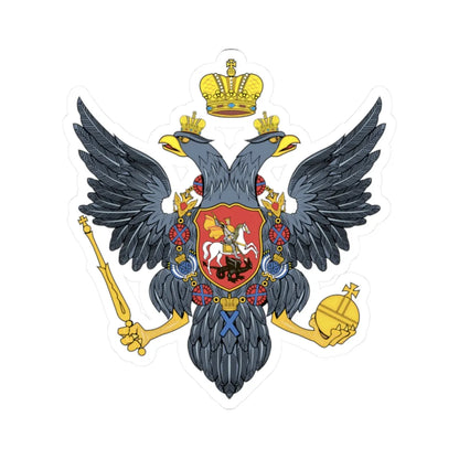 CoA of Russian Empire 1730 (Russia) (Coat of Arms) STICKER Vinyl Kiss-Cut Decal 2 Inch White - The Sticker Space