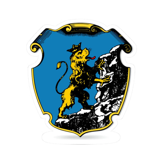 COA of Ruthenian Voivodship XVII (Lithuania) (Coat of Arms) STICKER Vinyl Kiss-Cut Decal 2 Inch White - The Sticker Space