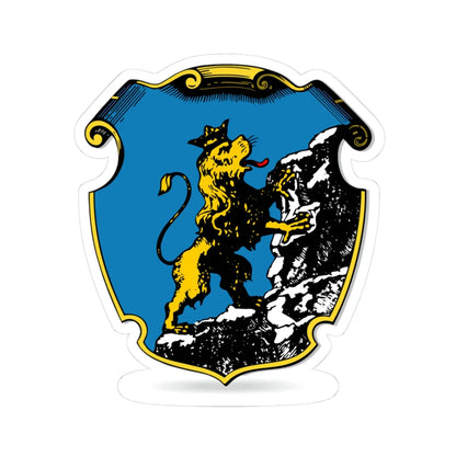 COA of Ruthenian Voivodship XVII (Ukraine) (Coat of Arms) STICKER Vinyl Kiss-Cut Decal 3 Inch White - The Sticker Space