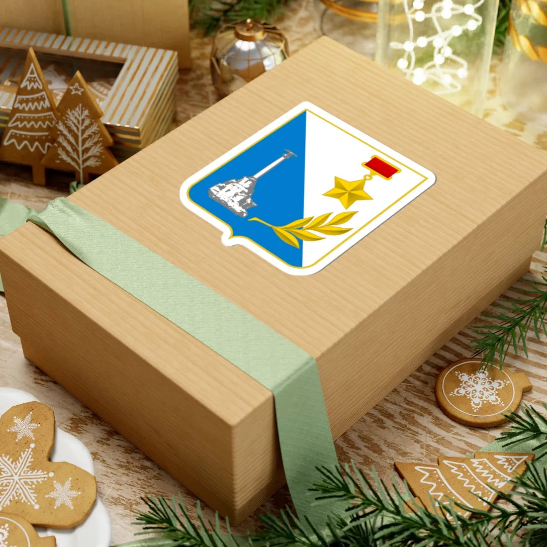 COA of Sevastopol (Ukraine) (Coat of Arms) STICKER Vinyl Kiss-Cut Decal - The Sticker Space