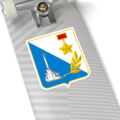 COA of Sevastopol (Ukraine) (Coat of Arms) STICKER Vinyl Kiss-Cut Decal - The Sticker Space