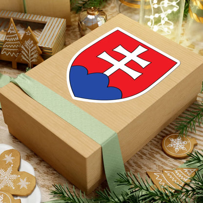 CoA of Slovakia 1993 (Slovakia) (Coat of Arms) STICKER Vinyl Kiss-Cut Decal - The Sticker Space