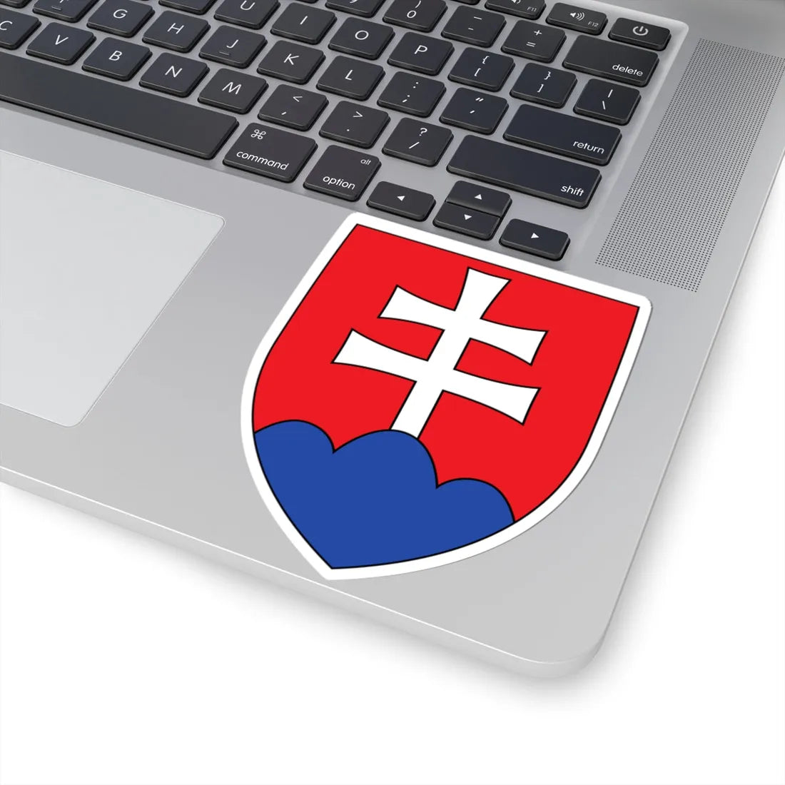 CoA of Slovakia 1993 (Slovakia) (Coat of Arms) STICKER Vinyl Kiss-Cut Decal - The Sticker Space