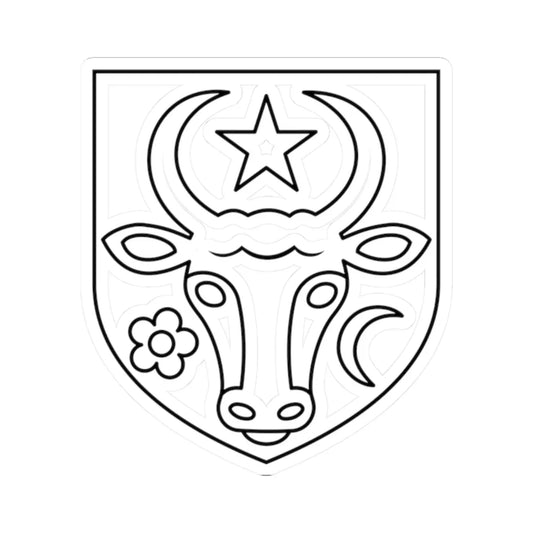 COA of Stephen III of Moldavia (Moldova) (Coat of Arms) STICKER Vinyl Kiss-Cut Decal 2 Inch White - The Sticker Space