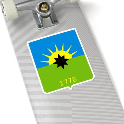 COA of Torez (Ukraine) (Coat of Arms) STICKER Vinyl Kiss-Cut Decal - The Sticker Space